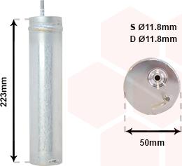 Van Wezel 8100D057 - Uscator,aer conditionat aaoparts.ro