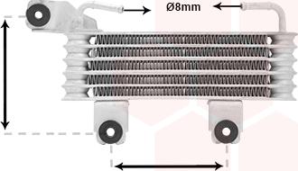 Van Wezel 82013700 - Radiator racire ulei, cutie de viteze automata aaoparts.ro