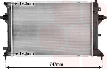 Van Wezel 82012746 - Radiator, racire motor aaoparts.ro