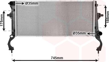Van Wezel 82012734 - Radiator, racire motor aaoparts.ro