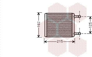 Van Wezel 30006442 - Schimbator caldura, incalzire habitaclu aaoparts.ro