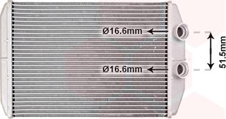 Van Wezel 30016702 - Schimbator caldura, incalzire habitaclu aaoparts.ro