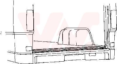 Van Wezel 3070236 - Podea caroserie, portbagaj aaoparts.ro