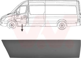 Van Wezel 3077423 - Elemente decorative / protectie, portiera aaoparts.ro