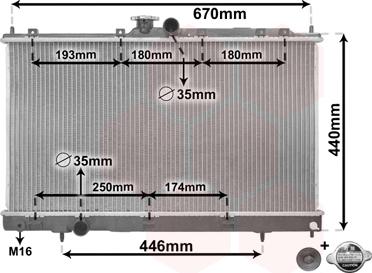 Van Wezel 32002199 - Radiator, racire motor aaoparts.ro