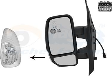 Van Wezel 3799827 - Oglinda exterioara aaoparts.ro