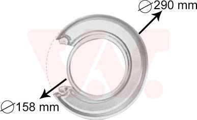 Van Wezel 3765373 - Protectie stropire,disc frana aaoparts.ro