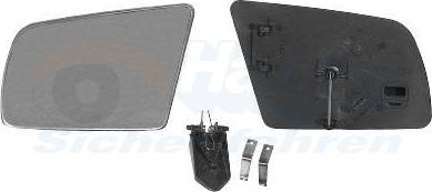 Van Wezel 3763832 - Sticla oglinda, oglinda retrovizoare exterioara aaoparts.ro