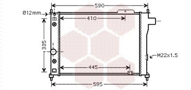 Van Wezel 37002128 - Radiator, racire motor aaoparts.ro