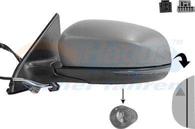 Van Wezel 2128827 - Oglinda exterioara aaoparts.ro