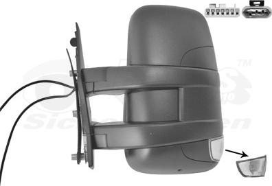Van Wezel 2816807 - Oglinda exterioara aaoparts.ro