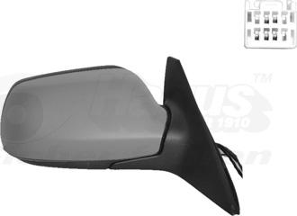 Van Wezel 2754808 - Oglinda exterioara aaoparts.ro