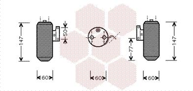 Van Wezel 2700D084 - Uscator,aer conditionat aaoparts.ro