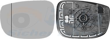 Van Wezel 2773837 - Sticla oglinda, oglinda retrovizoare exterioara aaoparts.ro