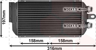 Van Wezel 74003092 - Radiator ulei, ulei motor aaoparts.ro