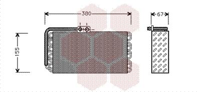 Van Wezel 7400V027 - Evaporator,aer conditionat aaoparts.ro
