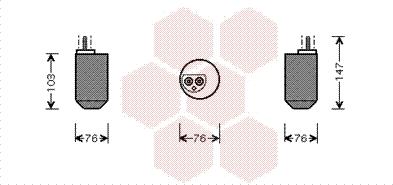 Van Wezel 7700D028 - Uscator,aer conditionat aaoparts.ro