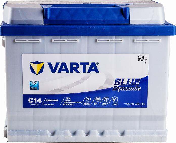 Varta 5564000483122 - Baterie de pornire aaoparts.ro