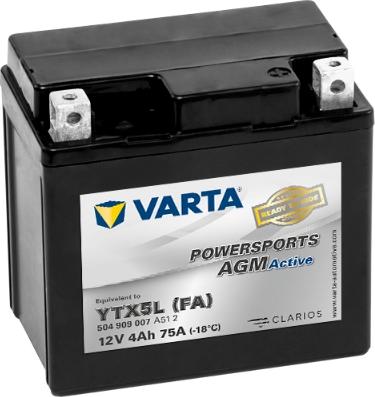 Varta 504909007A512 - Baterie de pornire aaoparts.ro