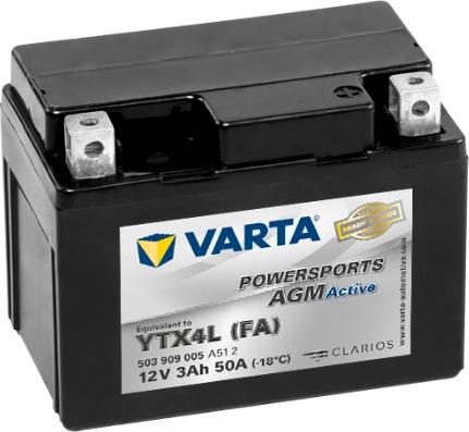 Varta 503909005I312 - Baterie de pornire aaoparts.ro