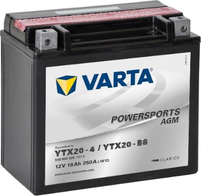 Varta 518902026A514 - Baterie de pornire aaoparts.ro