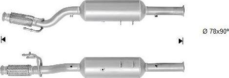 VEGAZ CK-322SIC - Filtru funingine / particule, sist.de esapament aaoparts.ro