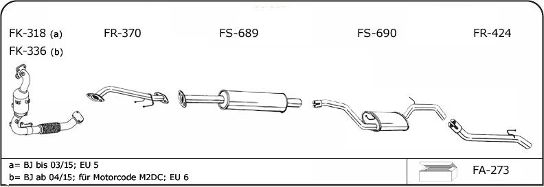 VEGAZ F142 - Sistem de esapament aaoparts.ro