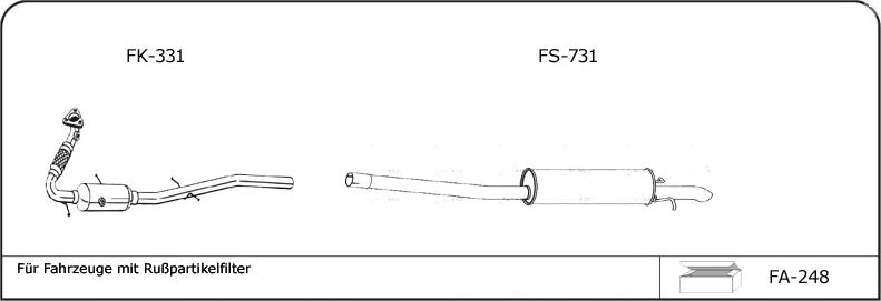 VEGAZ F184 - Sistem de esapament aaoparts.ro