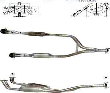 VEGAZ VM-137 - Conector teava, sistem de esapament aaoparts.ro