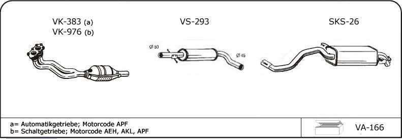 VEGAZ VW117 - Sistem de esapament aaoparts.ro