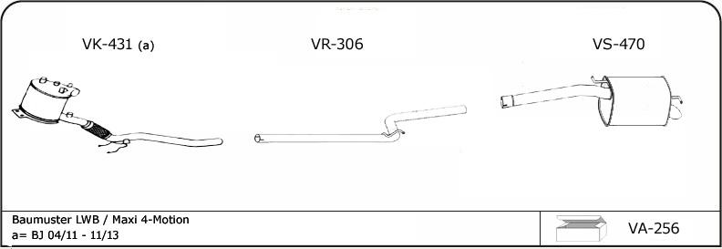 VEGAZ VW181 - Sistem de esapament aaoparts.ro
