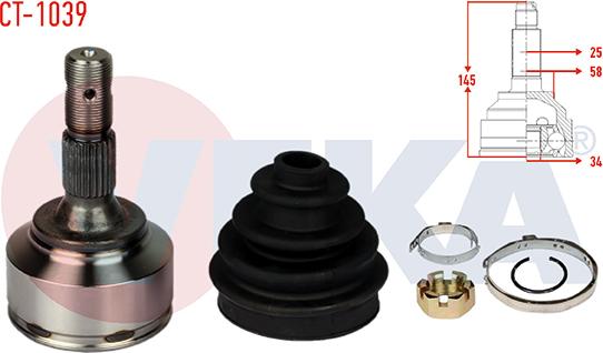 Veka CT-1039 - Set articulatie, planetara aaoparts.ro