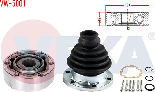 Veka VW-5001 - Set articulatie, planetara aaoparts.ro