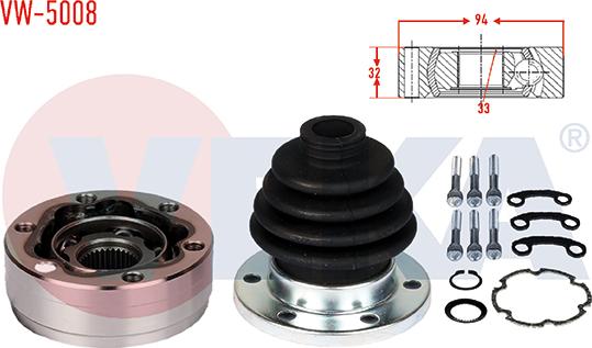 Veka VW-5008 - Set articulatie, planetara aaoparts.ro