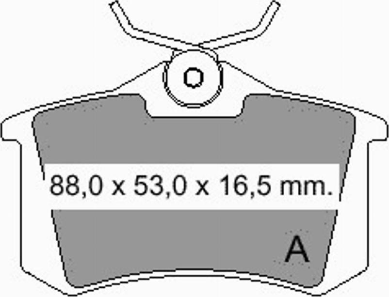 VEMA 833481 - Set placute frana,frana disc aaoparts.ro