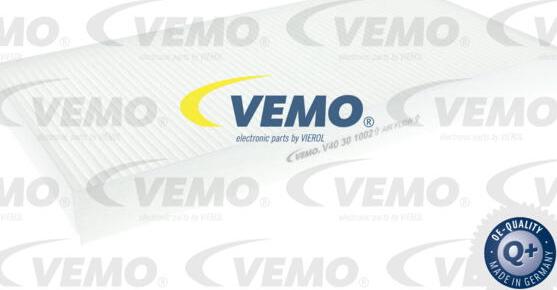 Vemo V40-30-1002 - Filtru, aer habitaclu aaoparts.ro