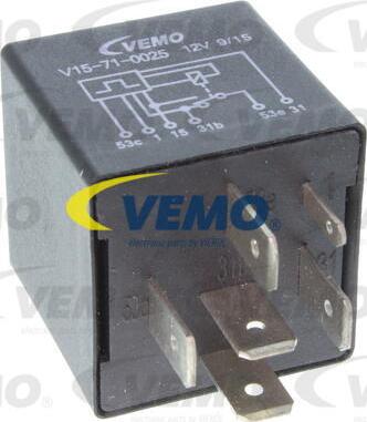 Vemo V15-71-0025 - Releu, temporizare stergator parbriz aaoparts.ro