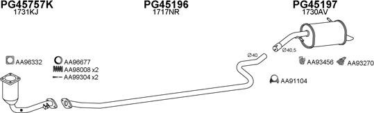 Veneporte 450668 - Sistem de esapament aaoparts.ro