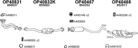 Veneporte 770079 - Sistem de esapament aaoparts.ro