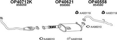 Veneporte 400427 - Sistem de esapament aaoparts.ro