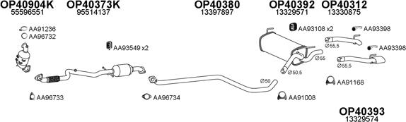 Veneporte 770280 - Sistem de esapament aaoparts.ro