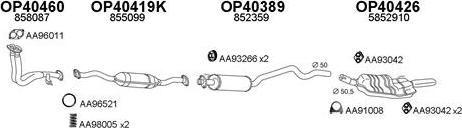 Veneporte 400055 - Sistem de esapament aaoparts.ro