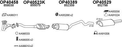 Veneporte 400051 - Sistem de esapament aaoparts.ro