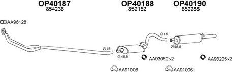 Veneporte 400003 - Sistem de esapament aaoparts.ro