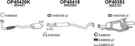 Veneporte 400213 - Sistem de esapament aaoparts.ro