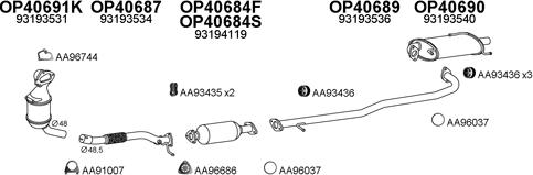 Veneporte 670081 - Sistem de esapament aaoparts.ro
