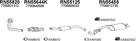 Veneporte 550290 - Sistem de esapament aaoparts.ro