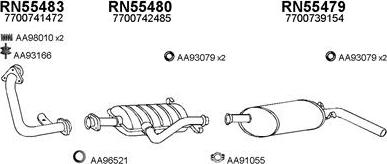 Veneporte 550248 - Sistem de esapament aaoparts.ro