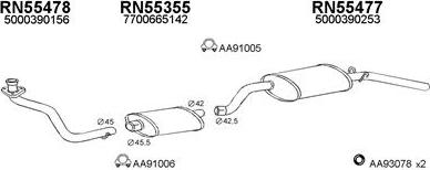 Veneporte 550247 - Sistem de esapament aaoparts.ro