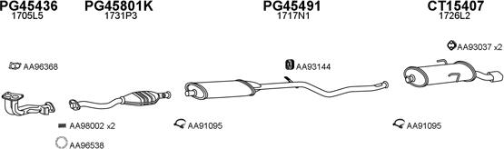 Veneporte 150416 - Sistem de esapament aaoparts.ro